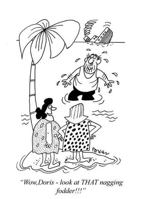 'Wow, Doris-look at THAT nagging fodder!!!'