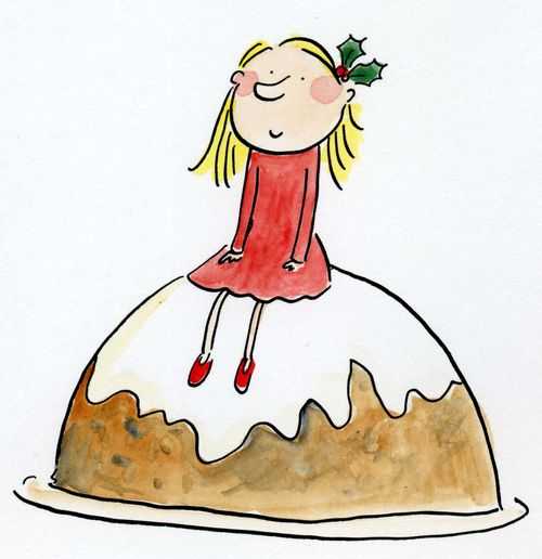 Christmas Pudding Girl.