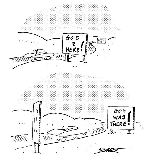 God is here/God Was There!