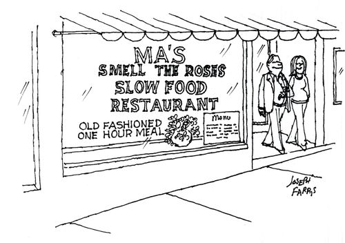 Slow food restaurant