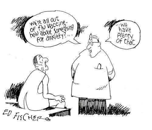 Flu vaccine.