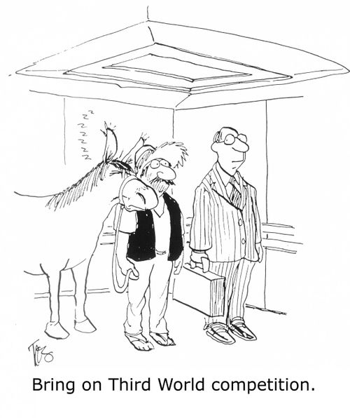 Bring on Third World competition.