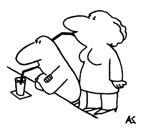 Sharing Drinks.