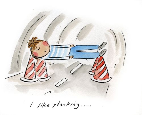 I like planking...