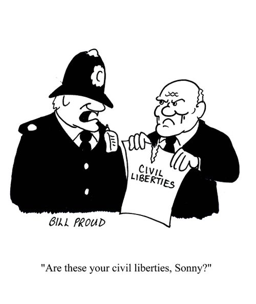 'Are these your civil liberties, Sonny?'