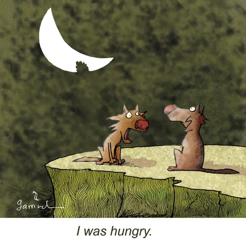 I was hungry.