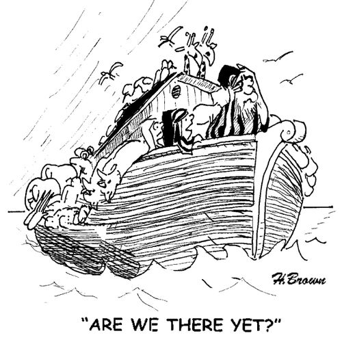 'Are we there yet?'