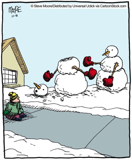 Boxing Snowmen.