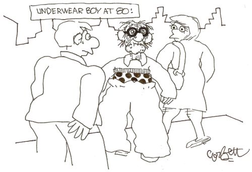 Underwear boy at 80
