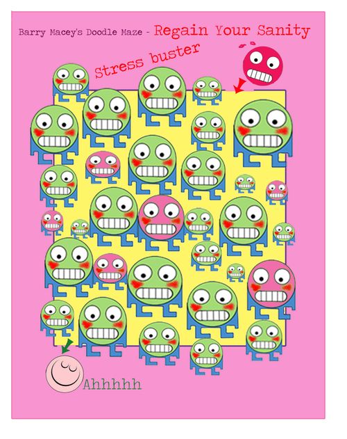 Stress Buster - Doodle Maze.