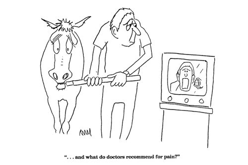 '...and what do doctors recommend for pain?'