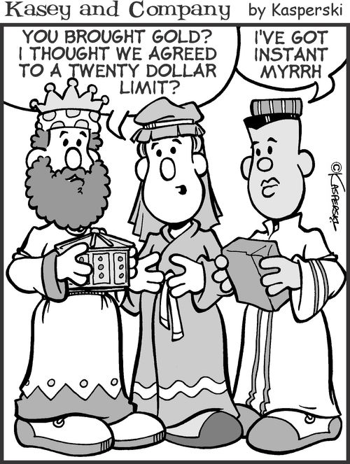 'You brought gold? I thought we agreed to a twenty dollar limit?'