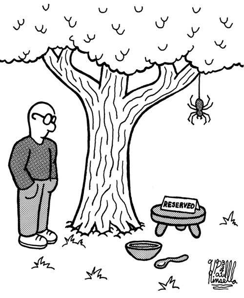 'Reserved' (presumably for little miss muffet)