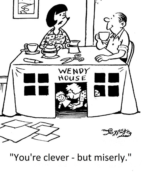 'You're clever - but miserly.'