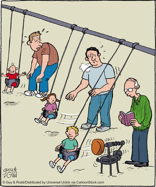 Automatic swing machine