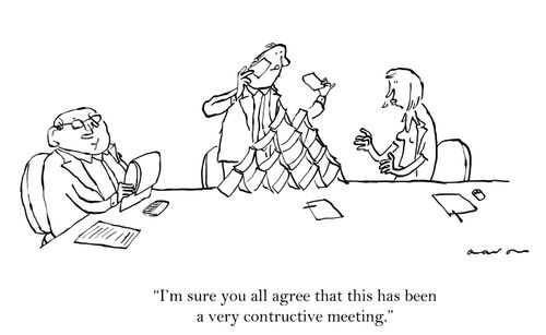 'I'm sure you all agree that this has been a very constructive meeting.'