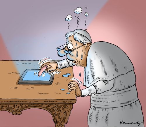 The Pope joins social media.