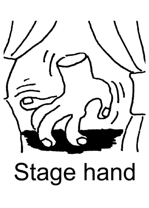 Stage hand.