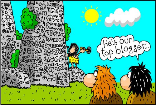 'He's our top blogger...'