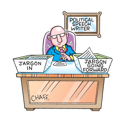 Political Speech Writer's Jargon In and Jargon Going Forward Desk Organizers.