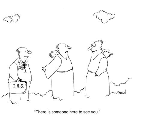 'There is someone here to see you.'