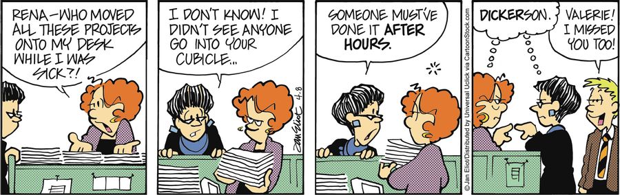 'Someone must have done it after hours.'