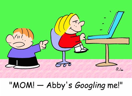 'MOM! â€ Abby's Googling me!'