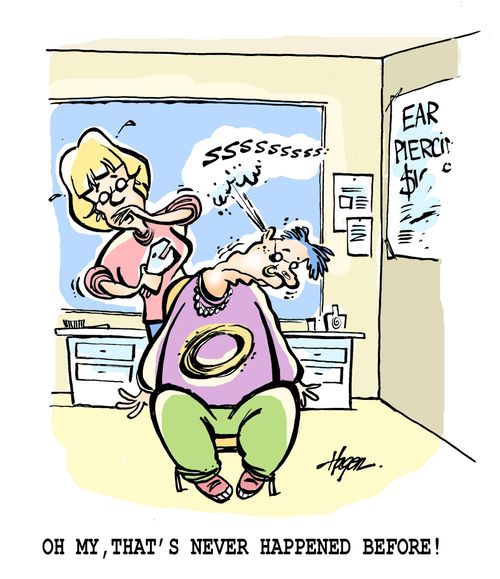'Oh my, THAT'S never happened before!'
