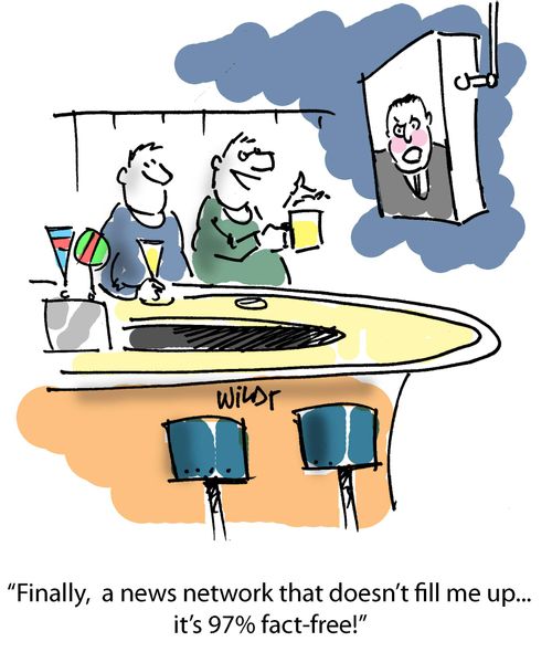 Finally, a news network that doesn't fill me up...it's 97 fact free!