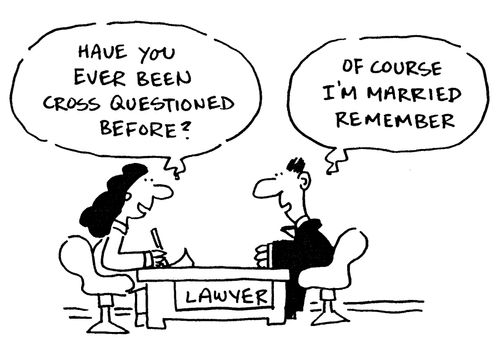 Lawyer with a client