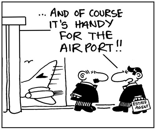 'And of course it's handy for the airport!!.'