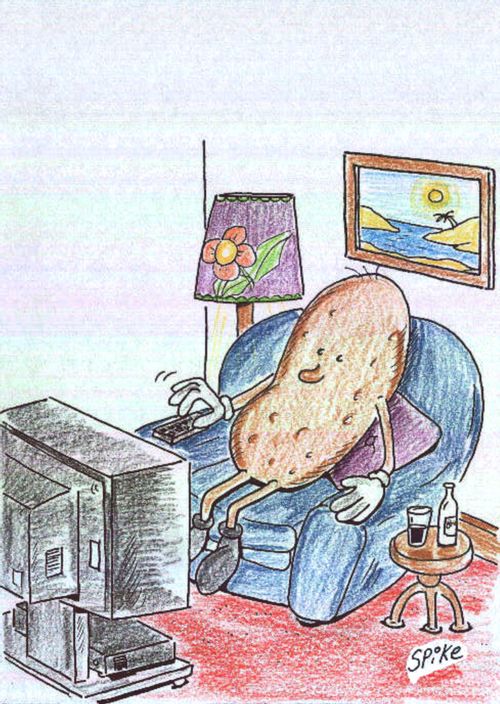 Couch potato.