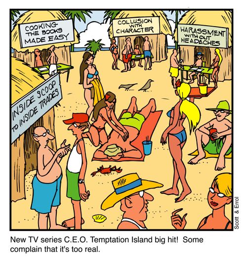 CEO Temptation Island! Some claim it's too real...