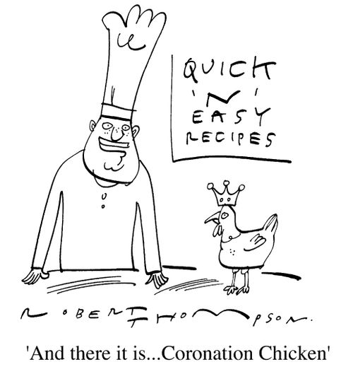 "And there it is... Coronation chicken"