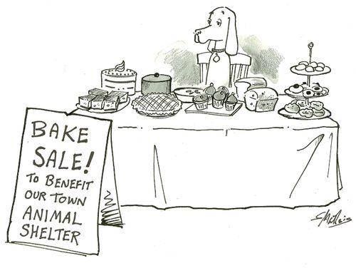 Bake Sale! To benefit our town animal shelter