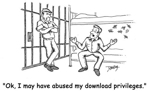 'Ok, I may have abused my download privileges,'