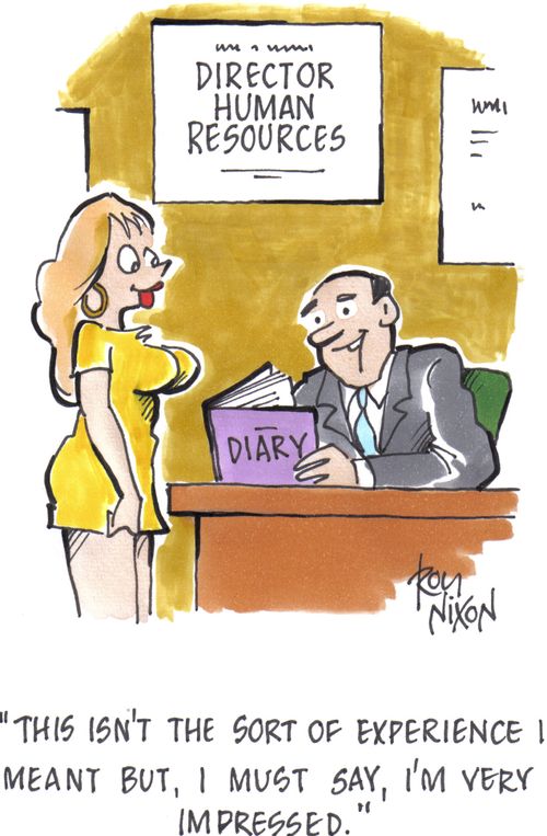 'This isn't the sort of experience I meant but, I must say, I'm very impressed.'