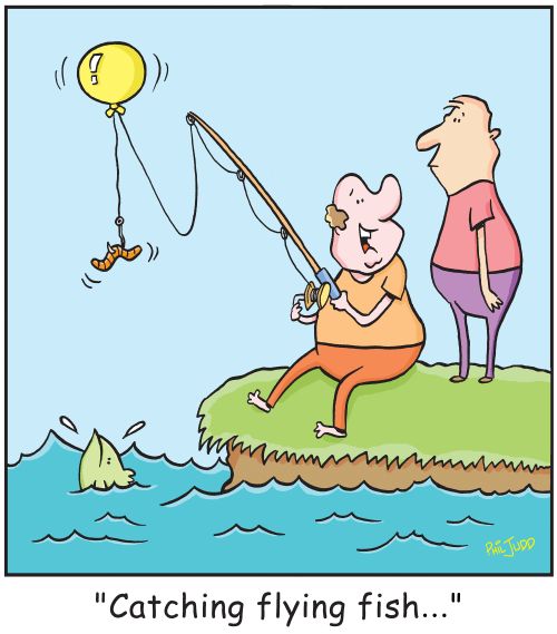 'Catching flying fish...'
