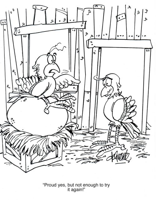 'Proud yes, but enough to try it again!'
