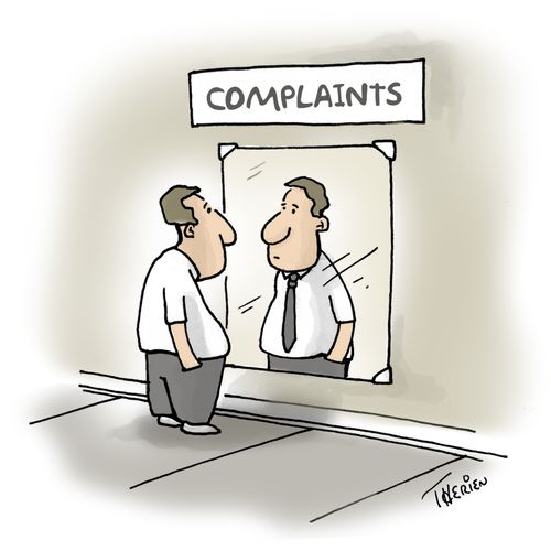 Complaints department is a mirror.
