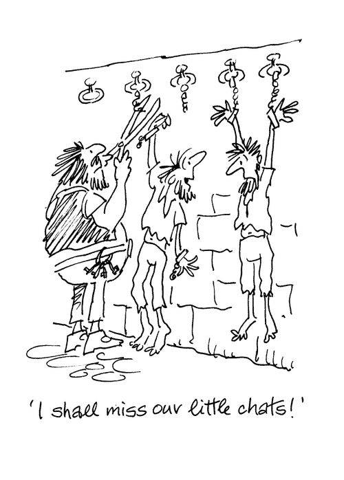 'I shall miss our little chats.'