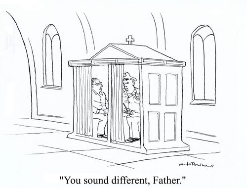 'You sound different, Father.'