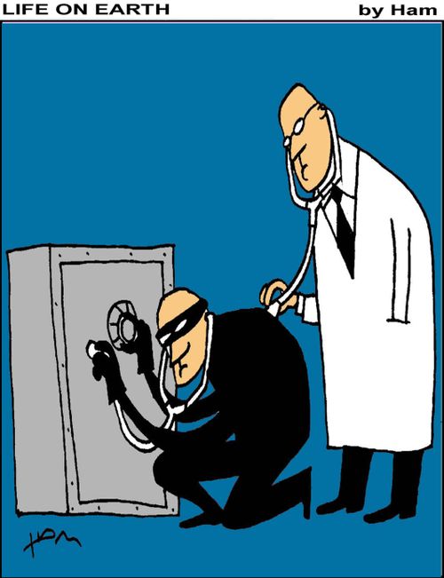 Life on Earth - Burglear's doctor.