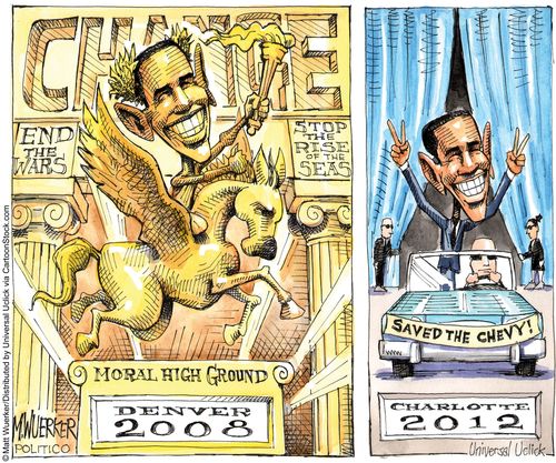 Moral High Ground - Denver 2008. . . Save the Chevy - Charlotte 2012.