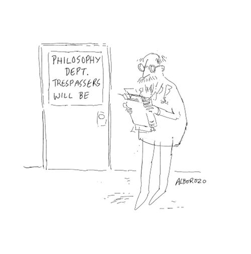 Philosophy trespassers will be...