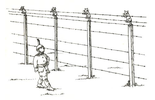 101 uses of a dead cat: security fence