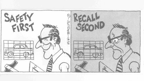 Safety First/ Recall Second.