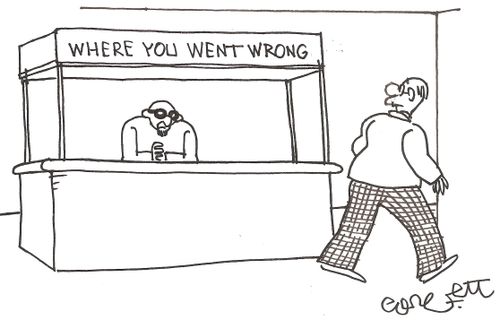 'Where you went wrong' Desk.
