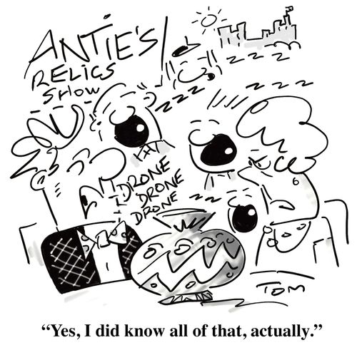 'Yes, I did know all of that, actually.'