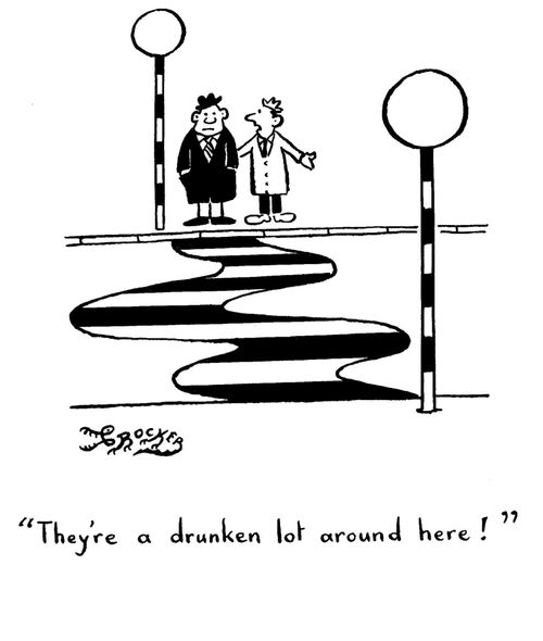 'They're a drunken lot around here!'